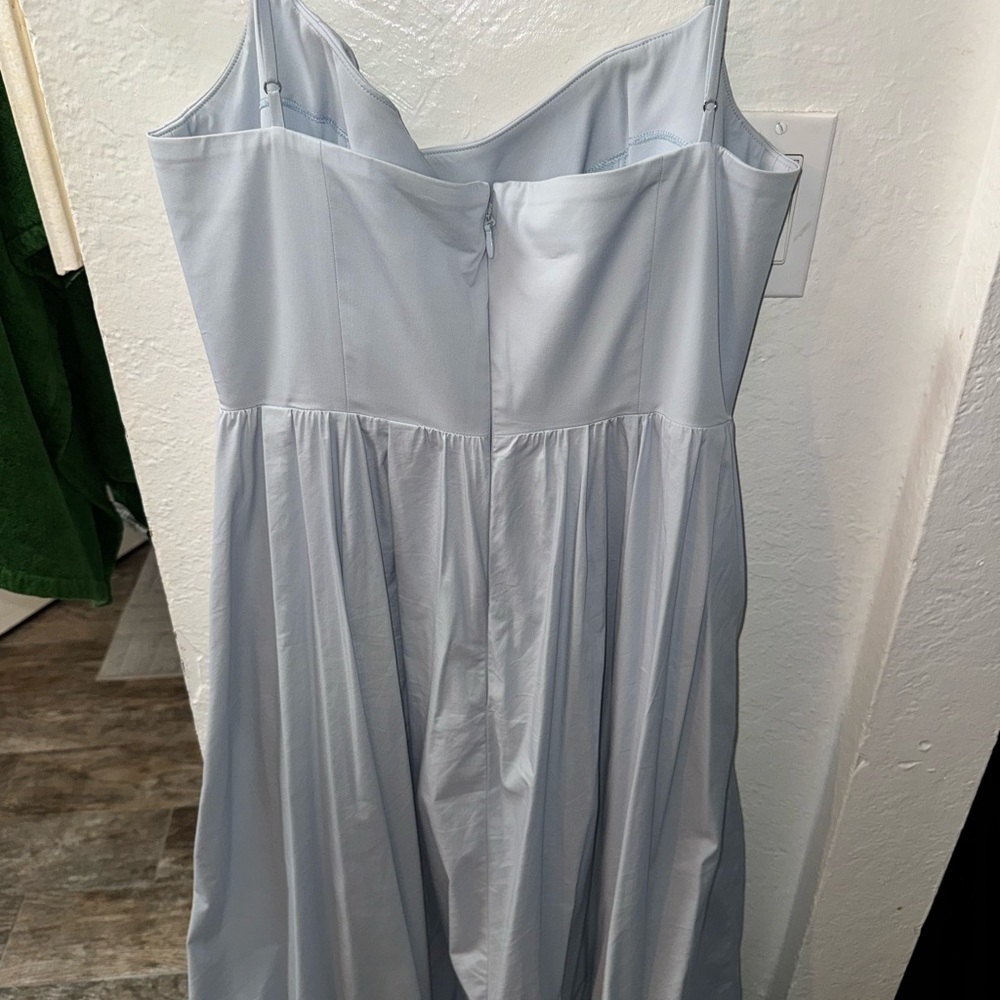 House of CB Light Blue Strapless Dress - Picture 3 of 4